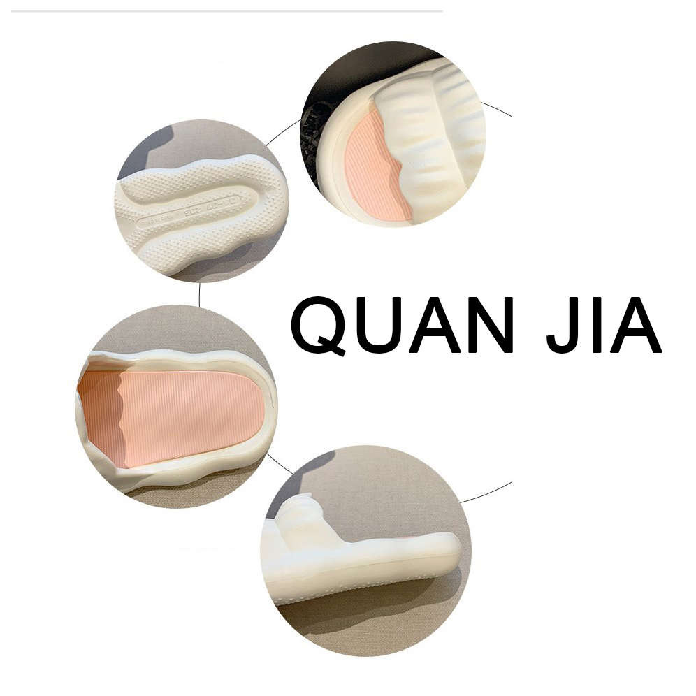 Dép bánh mì nữ mùa hè đế dày Trong Nhà Chống Trượt Thoải Mái Thời Trang