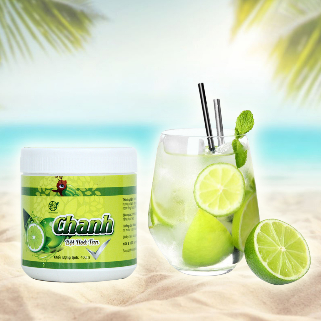 Bột chanh hòa tan CHAVI 400 gram