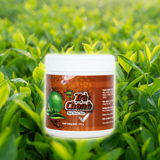 Bột trà Chanh hòa tan Chavi hũ 400g – Chiết xuất từ chanh tươi chất lượng, tạo vị chua tự nhiên.