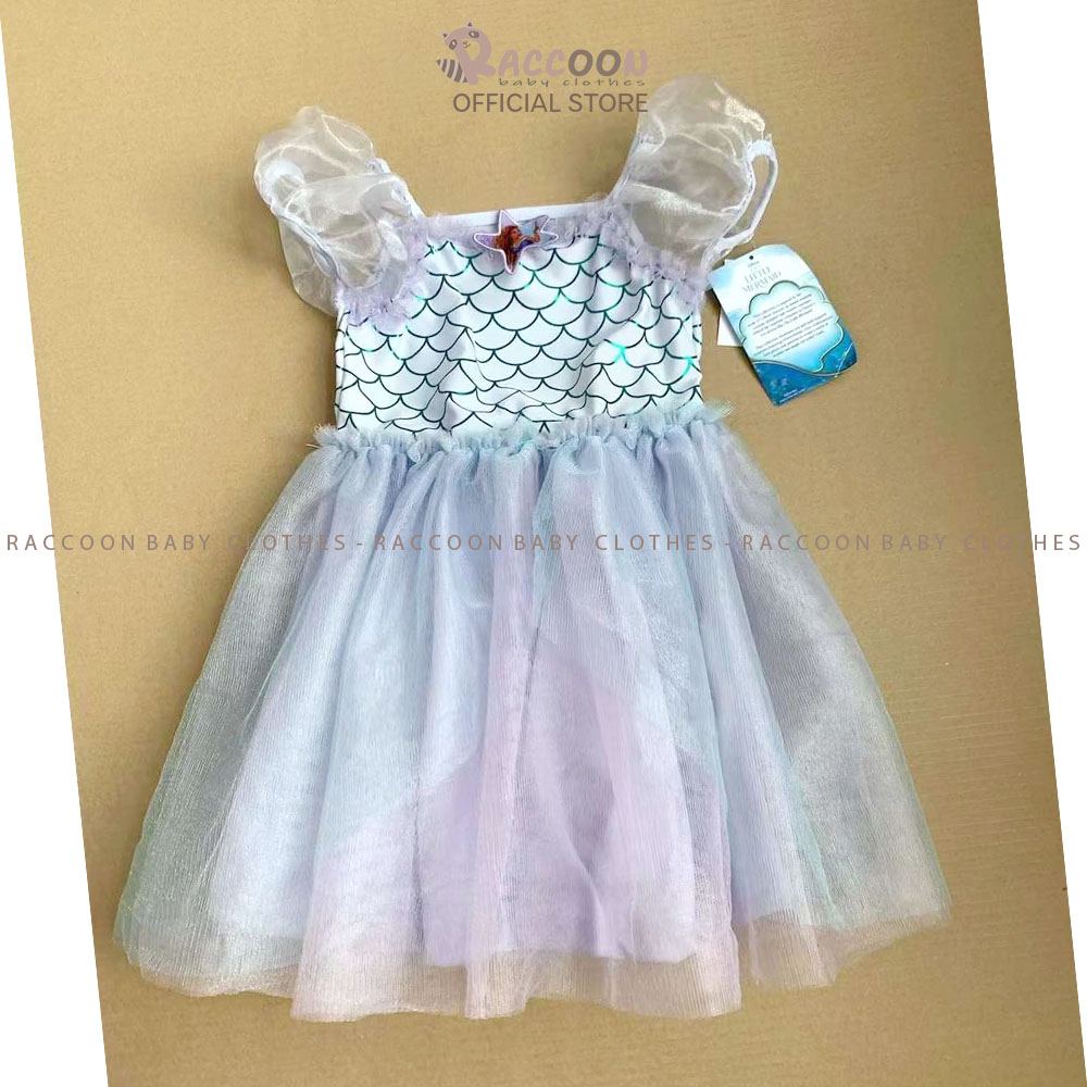 Váy công chúa nàng tiên cá xuất dư Disney Baby