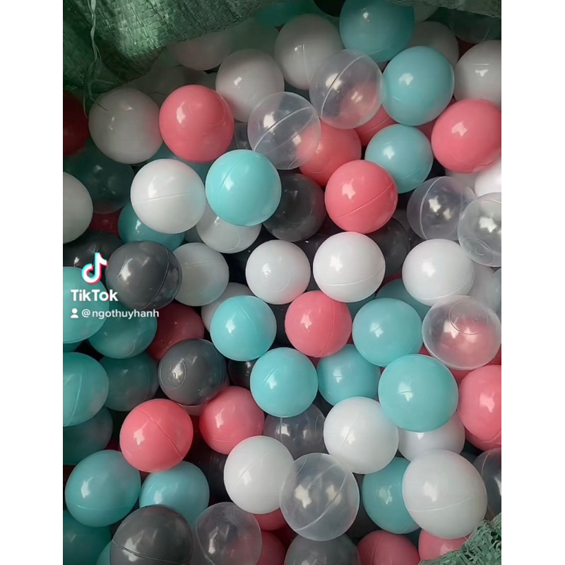 Túi 50 quả bóng nhựa 5,5cm cao cấp