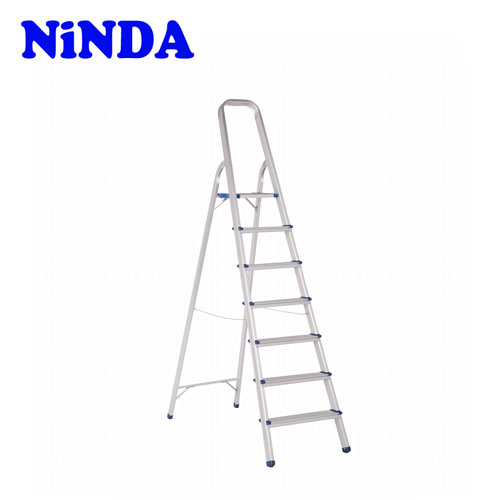 Thang nhôm ghế gia đình NiNDA gấp gọn model NDB-07 loại 7 bậc