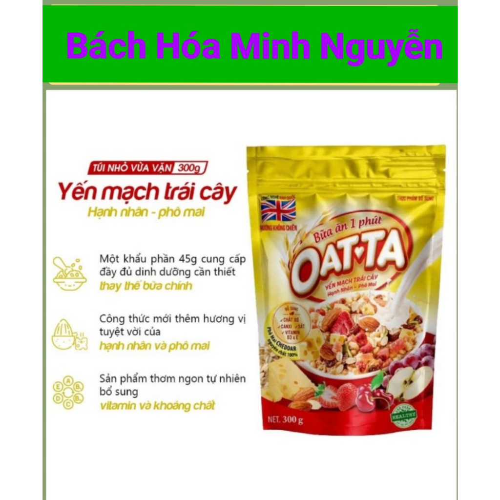 Yến mạch Hạnh Nhân Phô Mai 300g