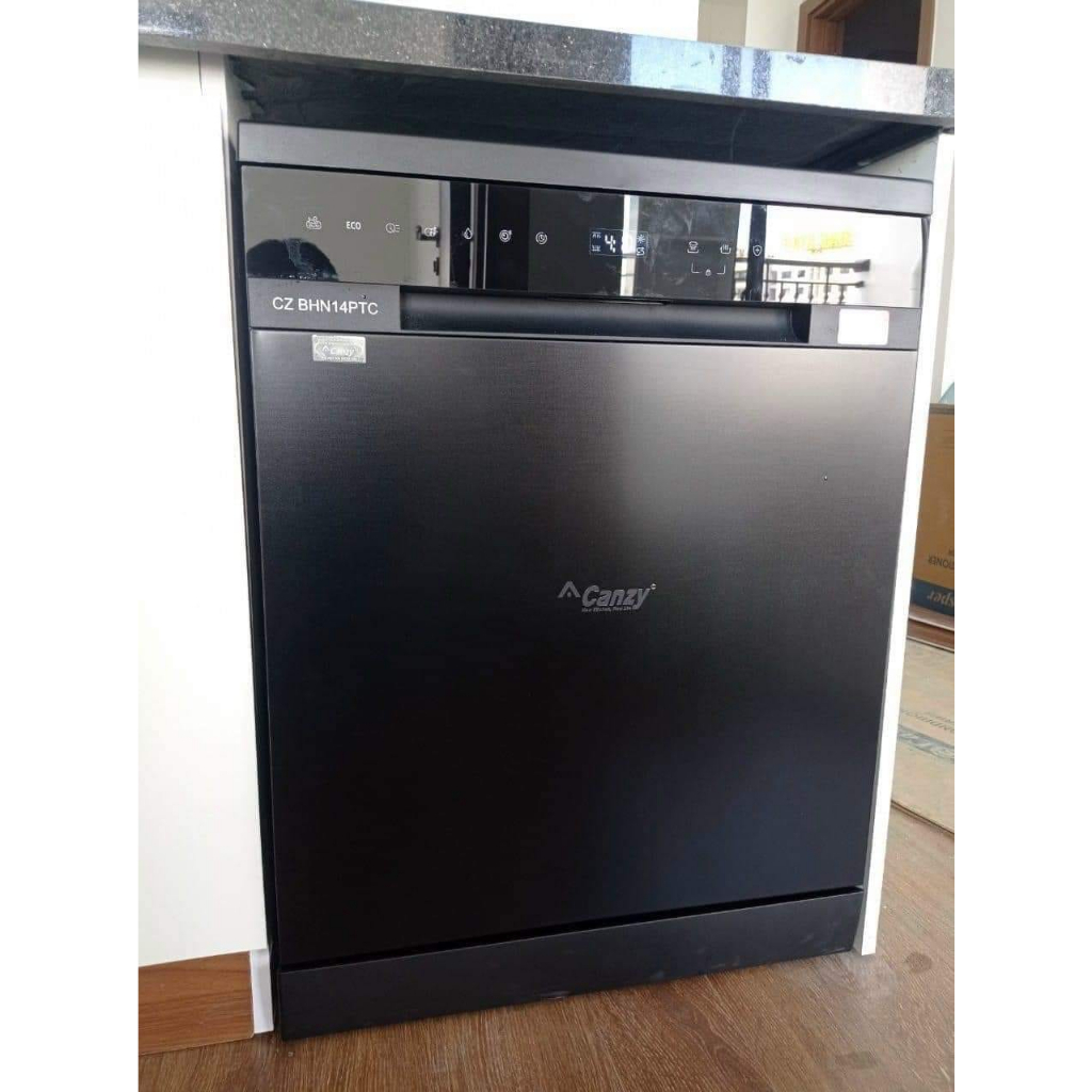 Máy rửa bát Canzy CZ BHN14PTC  - NK Malaysia, BH 5 năm, Diệt khuẩn UV,Sấy khí nóng PTC - Hàng chính hãng