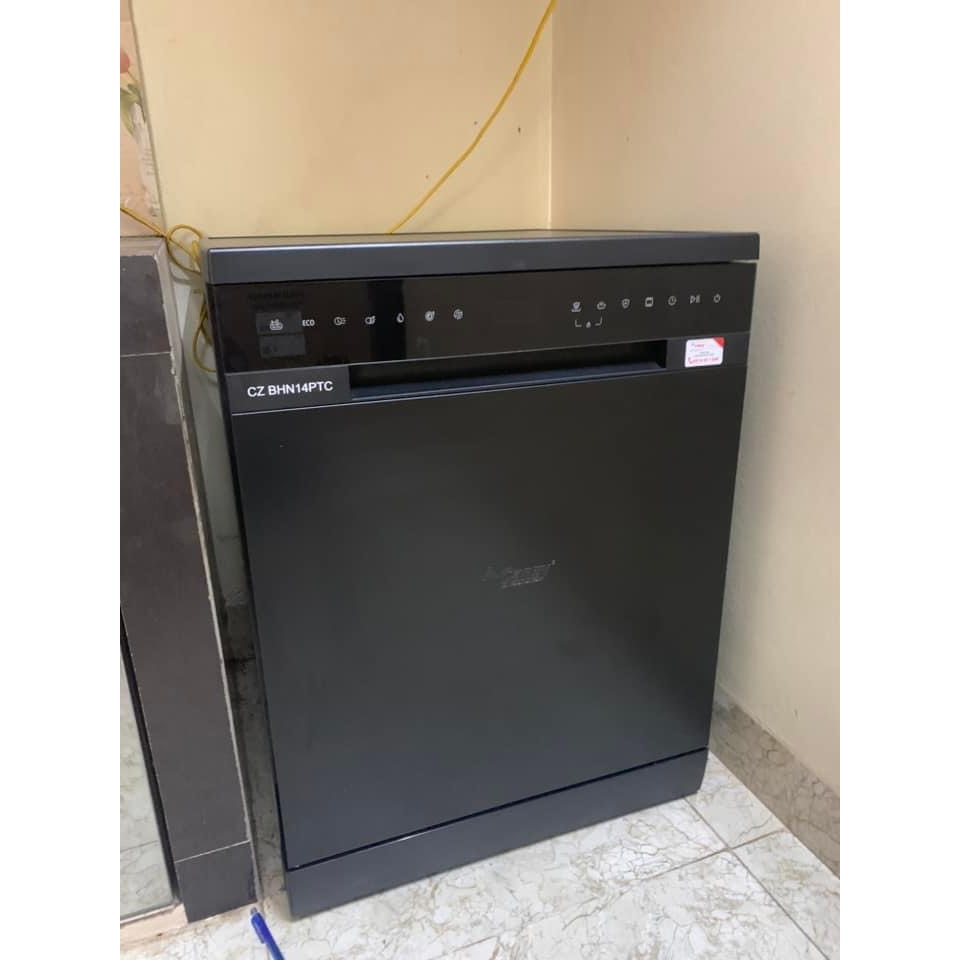 Máy rửa bát Canzy CZ BHN14PTC  - NK Malaysia, BH 5 năm, Diệt khuẩn UV,Sấy khí nóng PTC - Hàng chính hãng