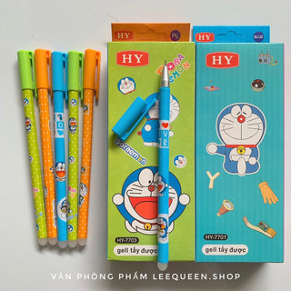 Bút gel tẩy xoá được hy doremon hộp 12 cây