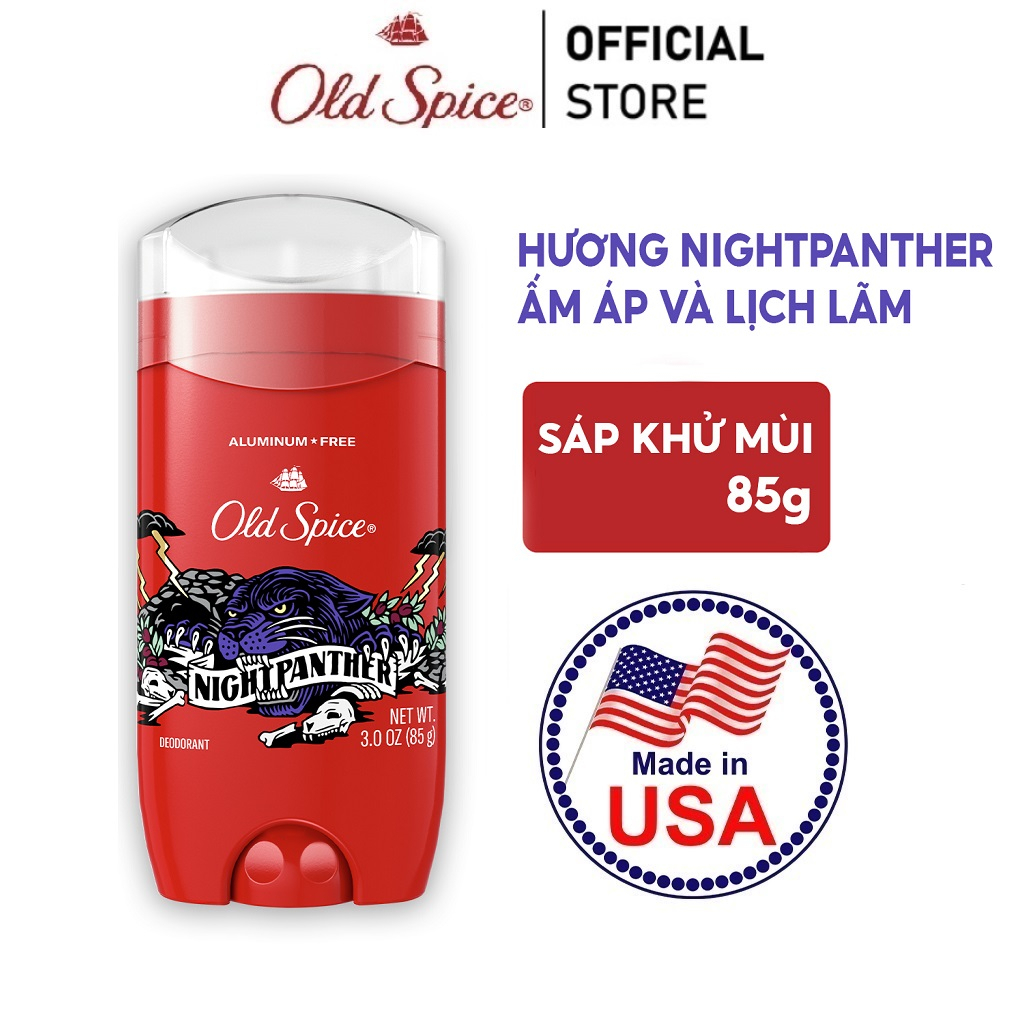 Sáp Khử Mùi Old Spice NightPanther Deodorant 85g