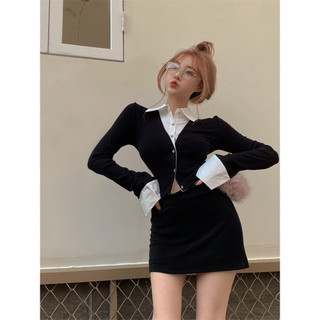 ÁO THUN TAY DÀI PHỐI CỔ SƠ MI [TNT SHOP BIGSIZE 60KG 90KG]