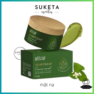 mặt nạ diếp cá trắng da dưỡng da mặt giảm mụn đắp mặt nạ kem mask rau diếp cá giảm thâm ngăn ngừa mụn chính hãng  suketa
