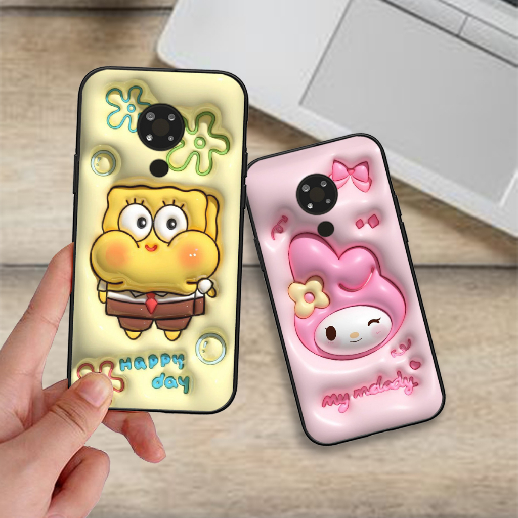 Ốp lưng Nokia Nokia 3.4 / nokia 8.3 bộ gấu nổi in hình PHẲNG