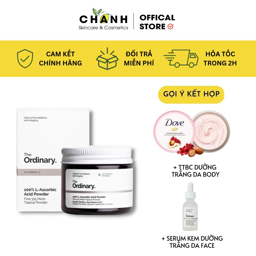 The Ordinary Bột Vitamin C làm trắng chống oxy hóa 20g