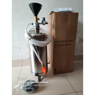 Bình bọt tuyết inox 20L Puma, bình phun bọt tuyết bằng khí nén 20L