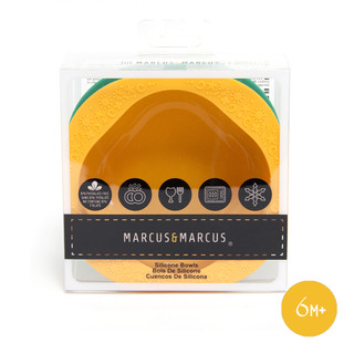 Bát Ăn Dặm Silicon Cho Bé Bộ 2 Cái Marcus & Marcus
