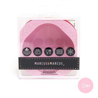 Bát Ăn Dặm Silicon Cho Bé Bộ 2 Cái Marcus & Marcus