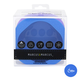 Bát Ăn Dặm Silicon Cho Bé Bộ 2 Cái Marcus & Marcus