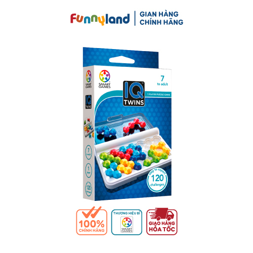 Đồ chơi trí tuệ Smartgames Thử Thách IQ Twins cho bé từ 7 tuổi