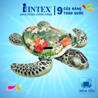 Phao bơi hình rùa biển, an toàn , tiện dụng, có tay cầm INTEX 57555