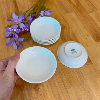 Đĩa chấm sứ trắng trơn - đĩa gia vị - sứ minh châu - d02