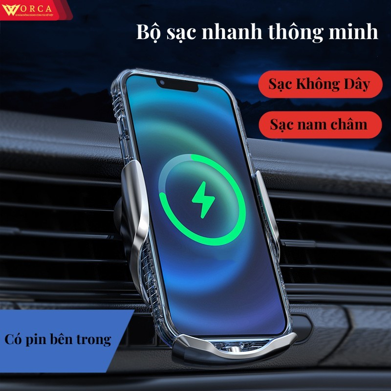 Giá Đỡ Điện Thoại Trên Ô Tô sạc không dây,Xoay 360°,Cảm Biến Hồng Ngoại Thông Minh,Nhỏ gọn,Cảm biến cảm ứng,sạc nhanh