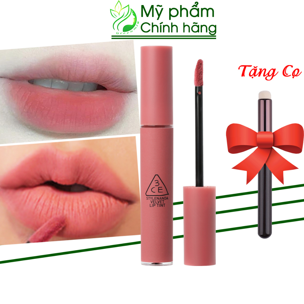 Son Kem Lì 3CE Velvet Lip Tint Near And Dear – Màu Hồng Đất Bền Màu Lâu Trôi CHÍNH HÃNG CHECK HIDDEN TAG