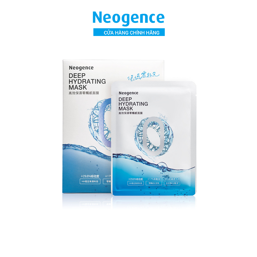 Mặt nạ Zero Neogence booster dưỡng ẩm sâu căng mọng - 5 miếng x 33 ml