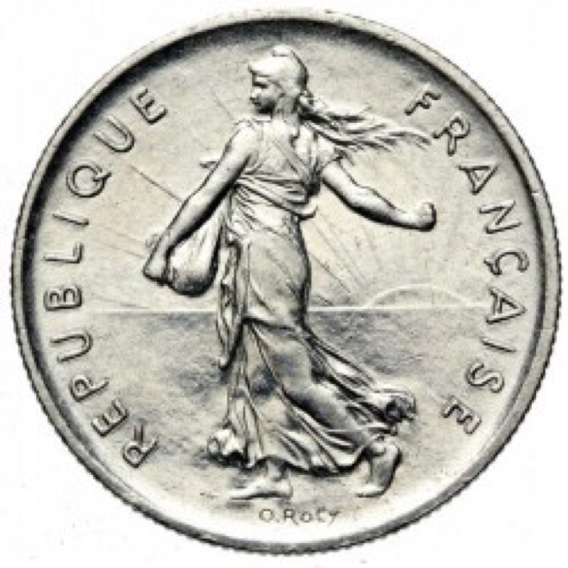 xu sưu tầm 5 FRANC của pháp 1970 - 2001