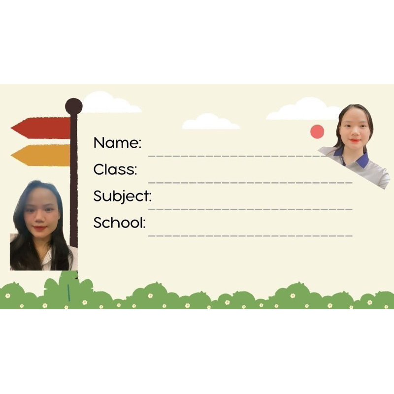 Nhãn vở in theo yêu cầu❤️