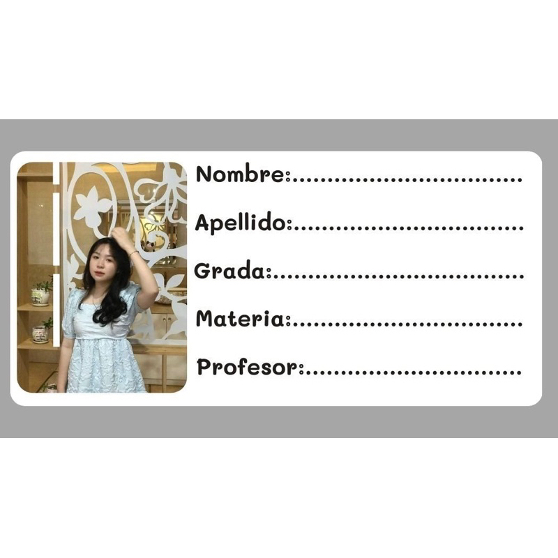 Nhãn vở in theo yêu cầu❤️