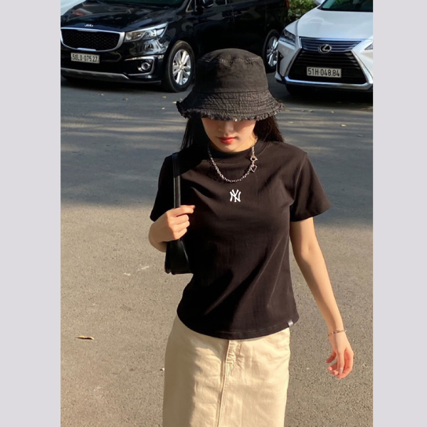 Áo Thun Baby Tee NY Ringer Tee Cotton 100% Nam Nữ Unisex Local Brand