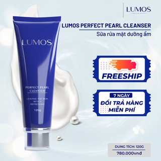 Sữa rửa mặt 3 in 1 tẩy trang rửa mặt toner lumos perfect pearl cleanser 120g