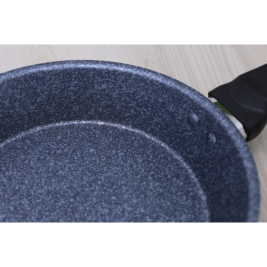 Chảo nhôm chống dính đáy từ 24 cm Happycook MFP-24IH GRAY