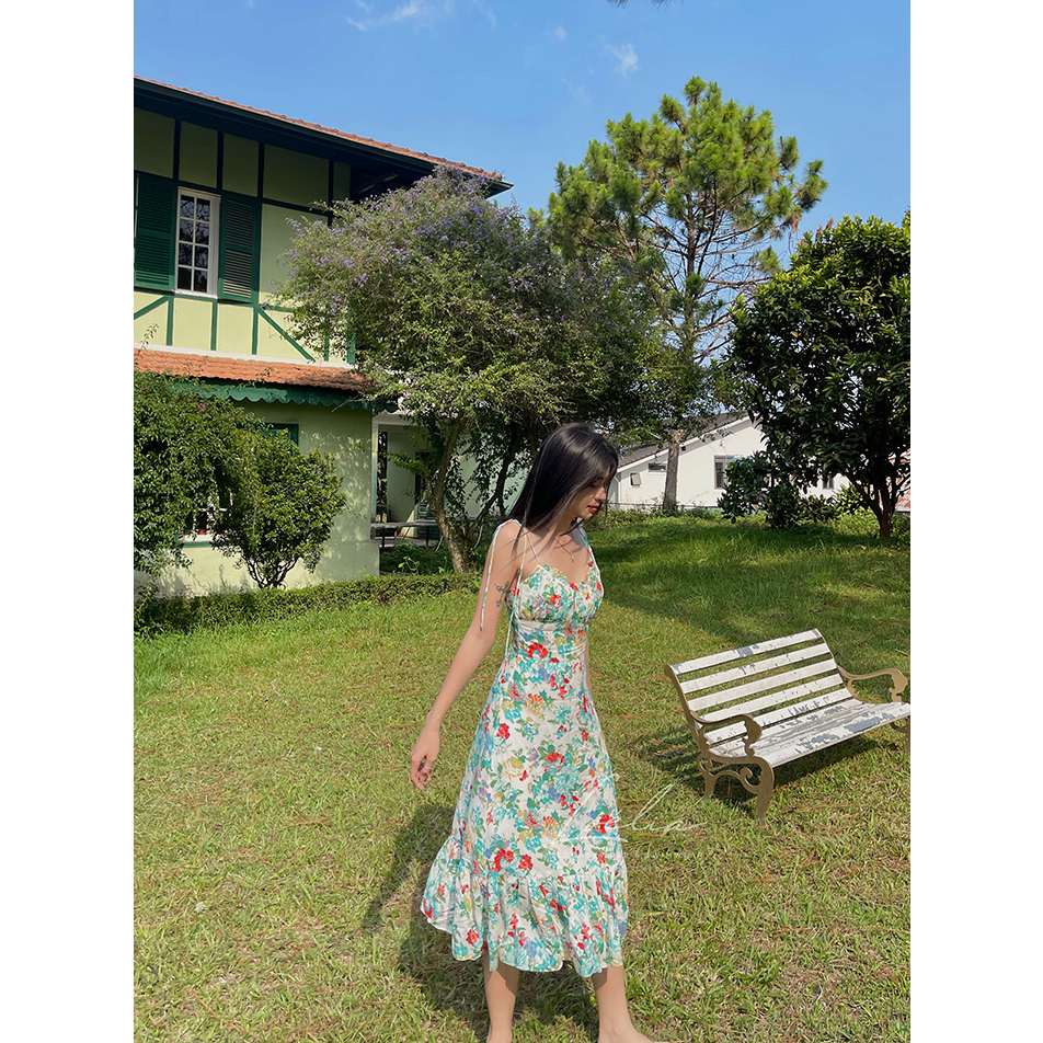 LOÉLIA - Váy hoa dáng xòe Sabrina '23