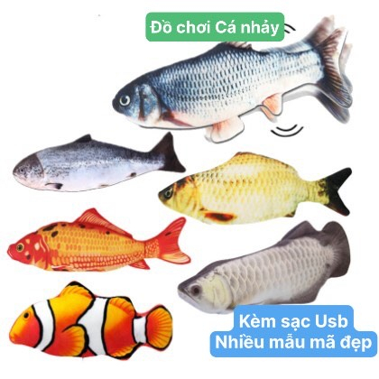 Cá nhảy sạc điện - Đồ chơi cá nhảy sạc điện siêu hot TikTok.