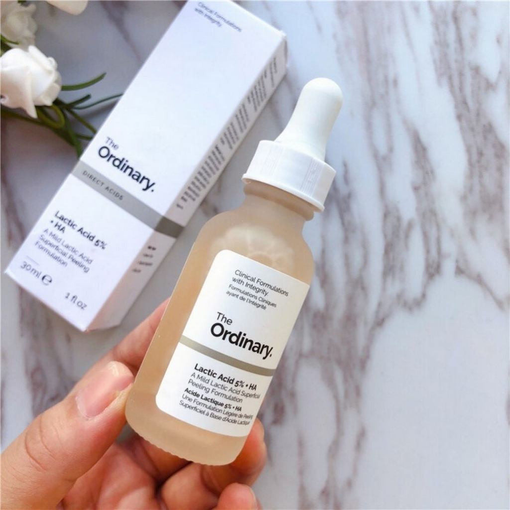 The Ordinary Lactic Acid 5% + HA 2% Superficial Peeling Formulation Serum Sáng da giảm thâm dịu nhẹ tẩy tế bào chết