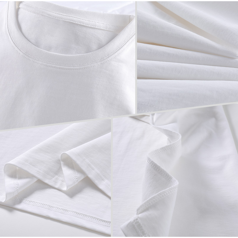 Áo thun unisex IFXBYT 100% cotton ngắn tay dáng rộng thời trang oversize