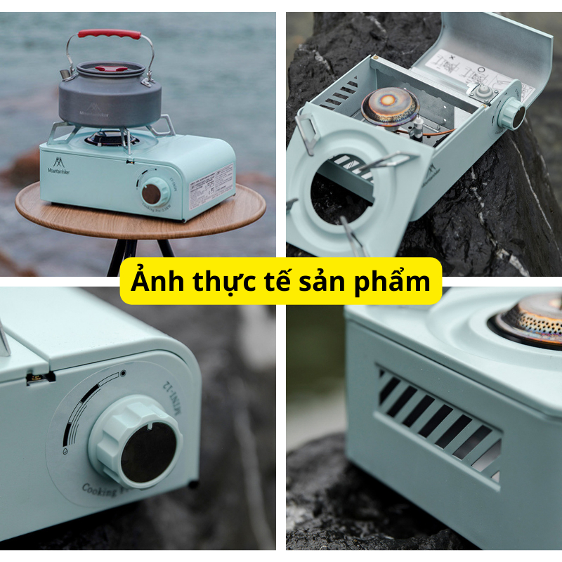 Bếp Gas Mini Du Lịch Chính Hãng MountainHiker | Bếp Gas Gấp Gọn kèm hộp | ForiCamping