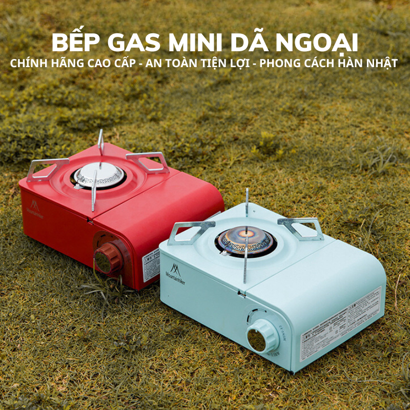 Bếp Gas Mini Du Lịch Chính Hãng MountainHiker | Bếp Gas Gấp Gọn kèm hộp | ForiCamping