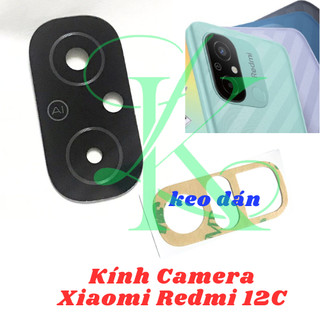 Kính camera Xiaomi Redmi 12C có sẵn keo dán