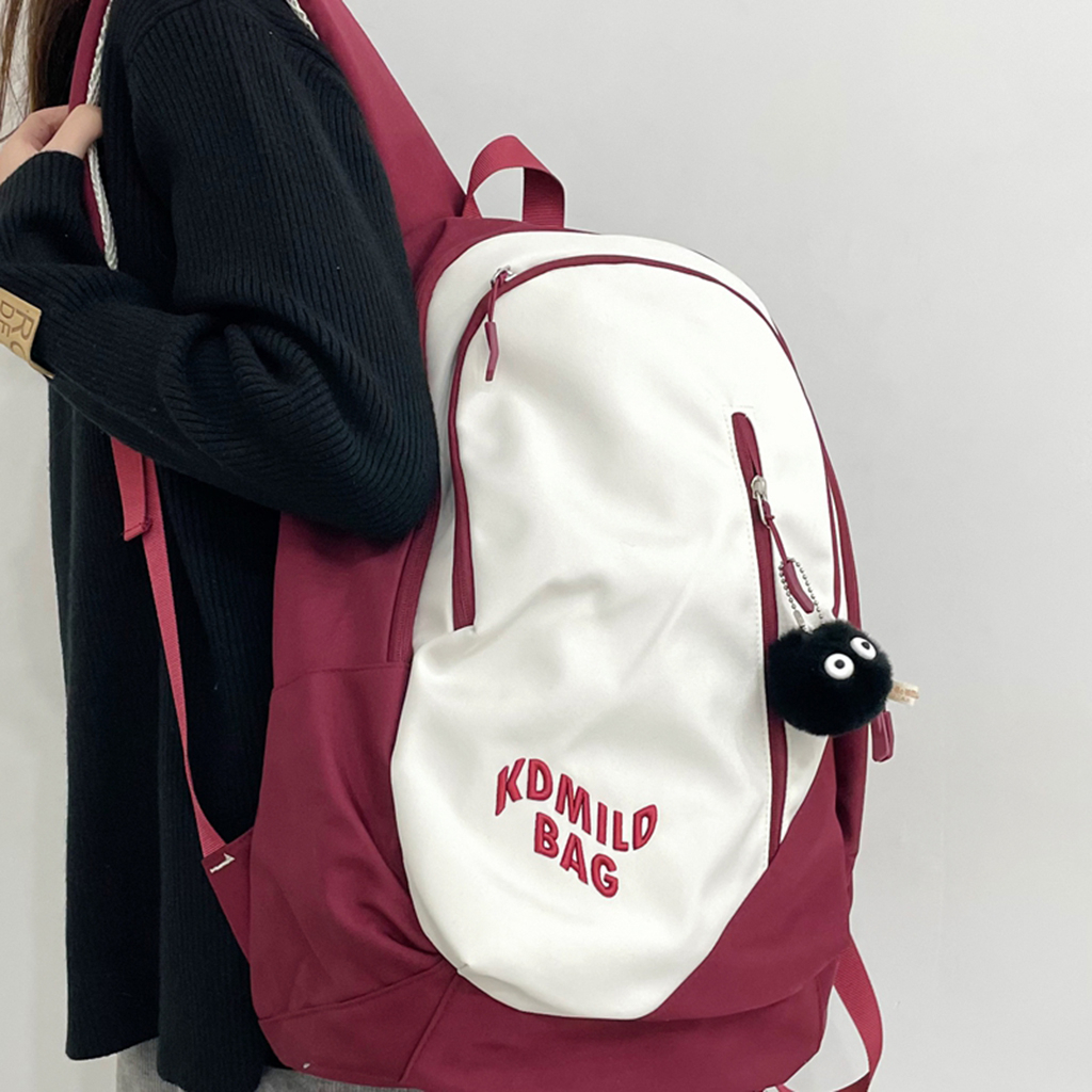 Balo nữ đi học KDMILD phong cách Hàn Quốc cho học sinh sinh viên phối màu