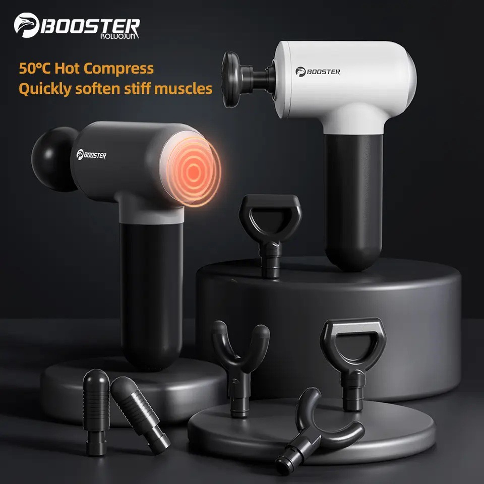 Máy Massage Booster Mini V3 Công suất 45W, Máy mát xa nén nóng 6 cấp độ làm giảm đau nhanh chóng lưu thông mạch máu