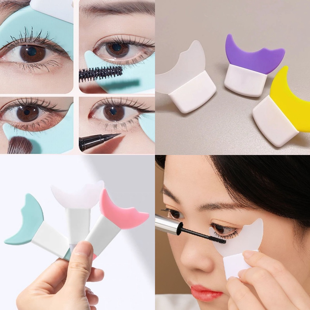 🎶Bút Kẻ Mắt / Mascara Bằng Silicone Đa Năng Có Thể Tái Sử Dụng Cho Người Mới