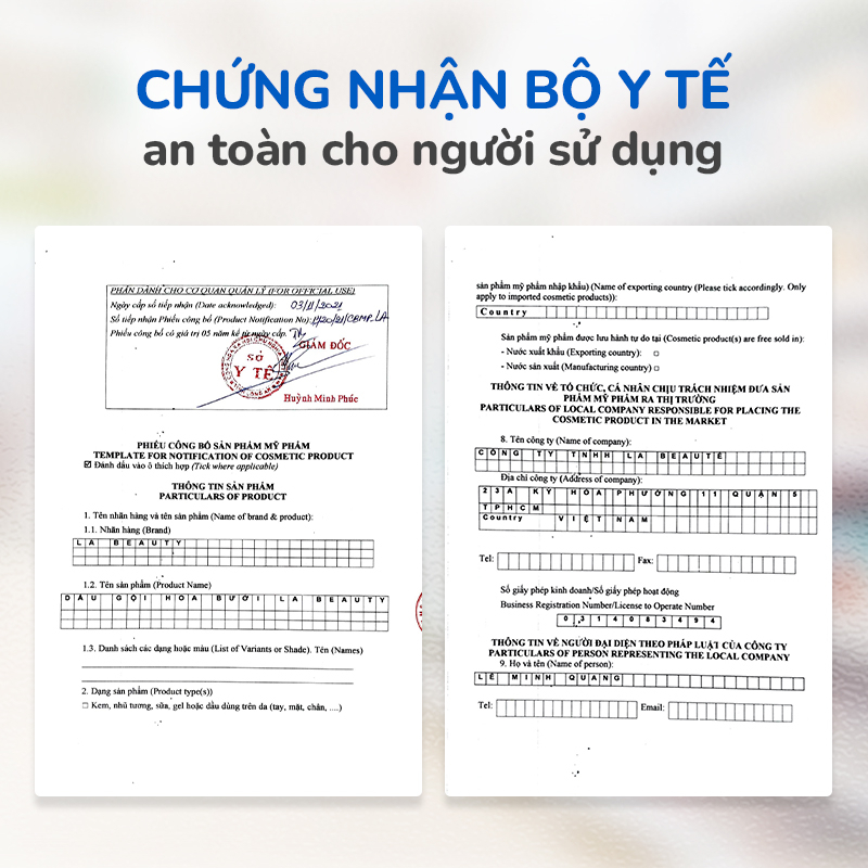 Bộ Đôi Dưỡng Tóc & Hỗ Trợ Mọc Tóc Hiệu Quả Sau 2 Tuần Sử Dụng: Dầu Gội & Xịt Mọc Tóc Tinh Dầu Bưởi LA BEAUTÉ 300ml