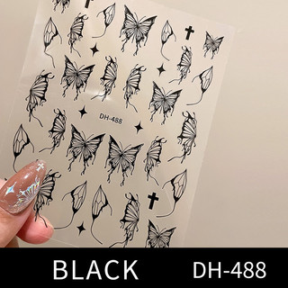 sticker bướm nail dán móng tay 3d