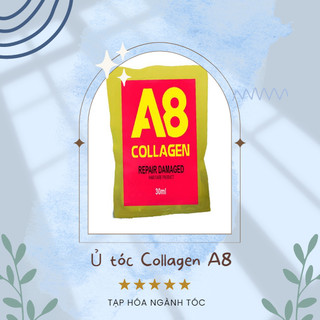 Dầu ủ tóc Collagen A8, dưỡng tóc mềm mượt 30ml