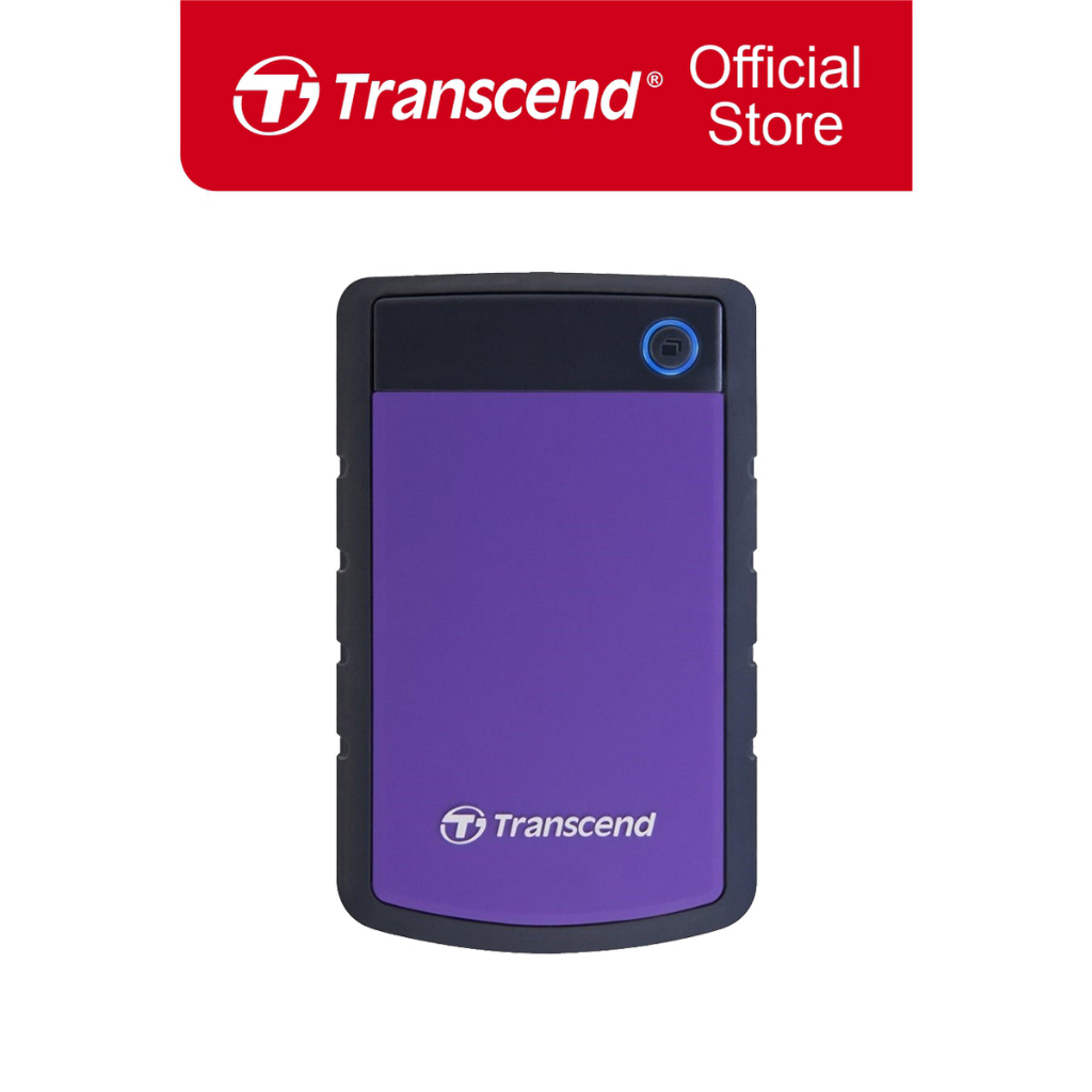 Ổ Cứng Di Động 1TB Transcend Rugged StoreJet® 25H3P Tím USB 3.0