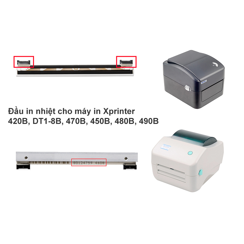 Đầu In Dành Cho Xprinter XP470B, XP490B, XP420B, XP460B