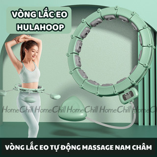 Vòng lắc eo giảm mỡ Hulahoop, Dụng cụ lắc eo thông minh Matxa nam châm giảm mỡ bụng, Đồng hồ đếm calo, tùy chỉnh vòng eo