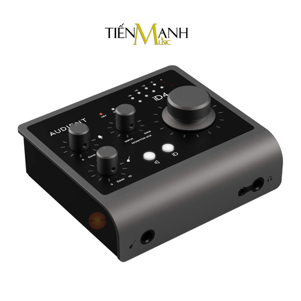 Soundcard Audient iD4 MK2 - Sound Card Bộ Thu Âm Thanh và Livestream MKII Audio Interface