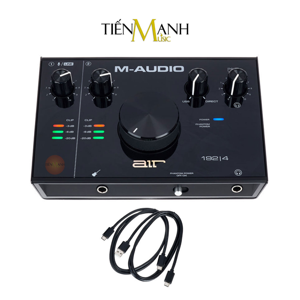 Soundcard M-audio Air 192x4 Bộ Thu Âm Thanh & Livestream 192 4 Audio Interface 192/4 Sound Card Audio 192|4