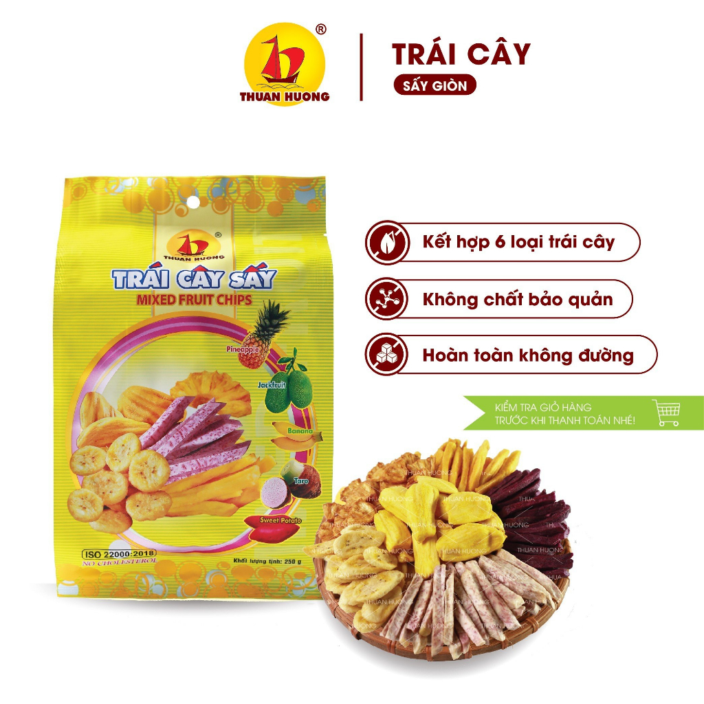 Trái cây sấy Thuận Hương 250gr, 150gr